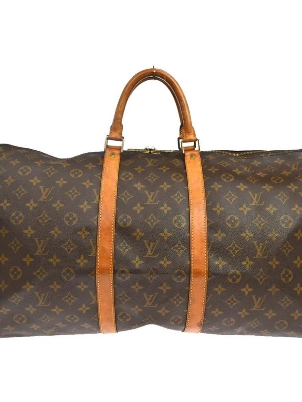 LOUIS VUITTON KEEPALL 55 TRAVEL HANDBAG MONOGRAM